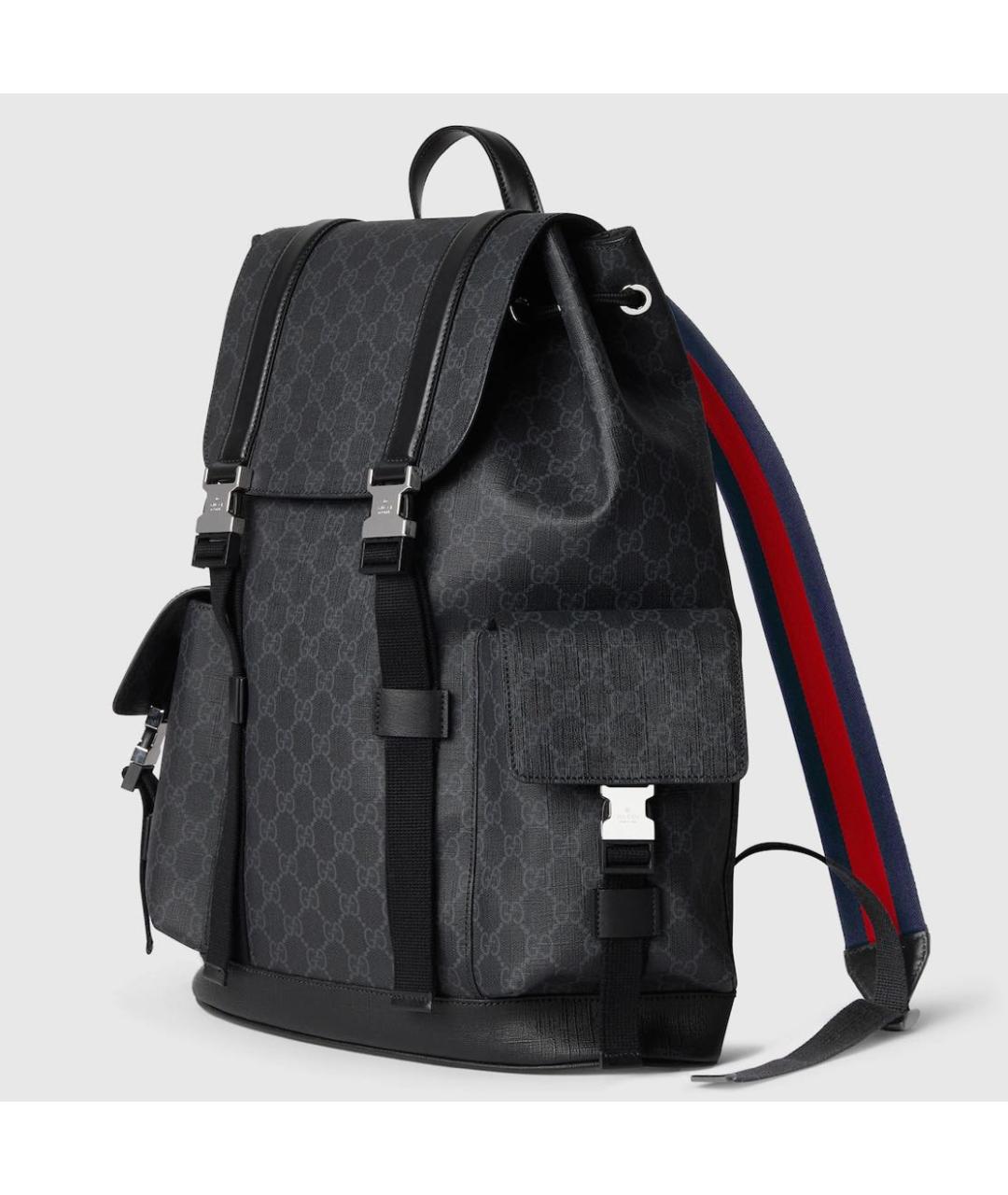 GUCCI Черный кожаный рюкзак, фото 2