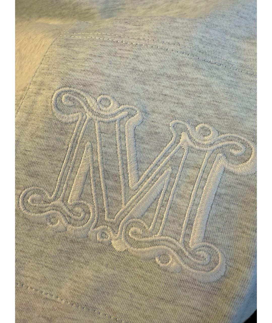 MAX MARA Зеленая хлопковая футболка, фото 3