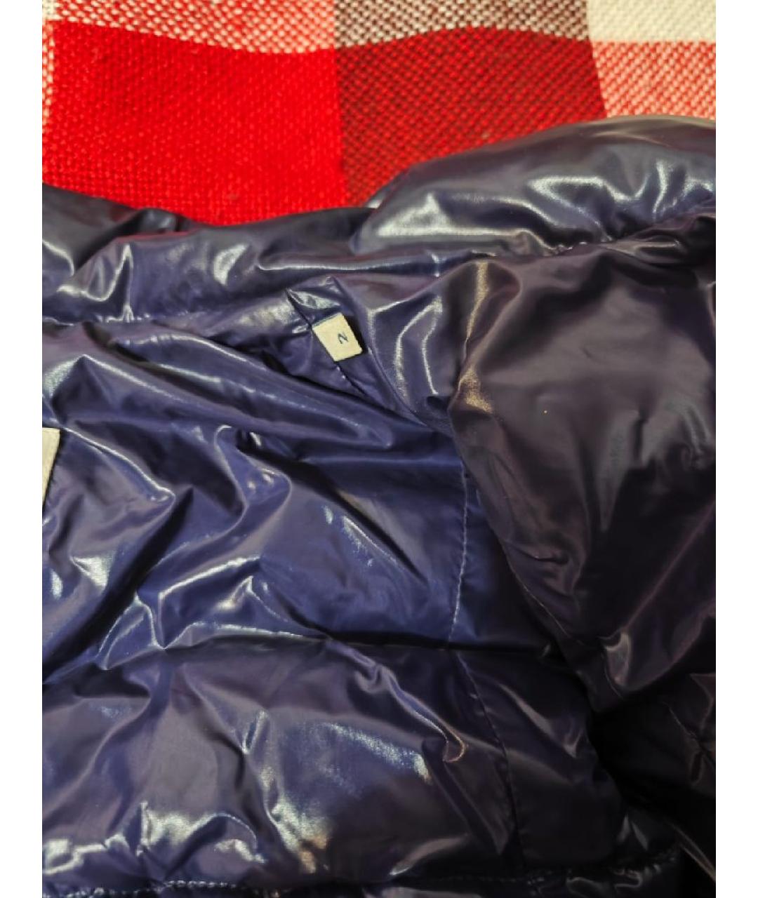 MONCLER Фиолетовый полиамидовый жилет, фото 7