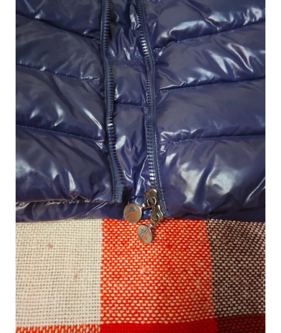 MONCLER Фиолетовый полиамидовый жилет, фото 6