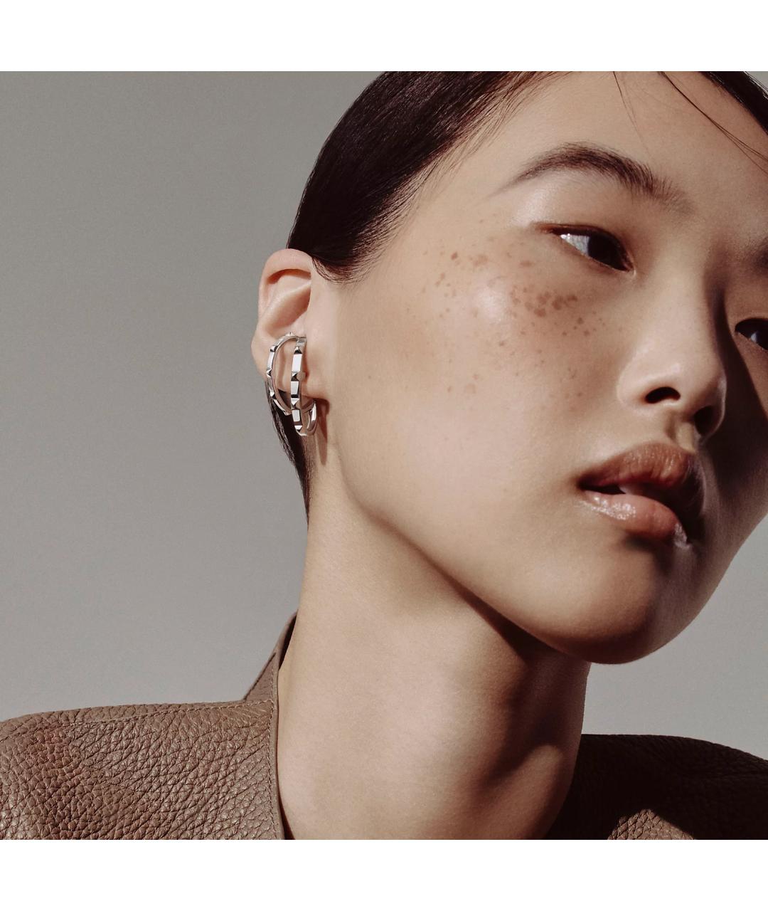 HERMES Серебряные серебряные серьги, фото 2