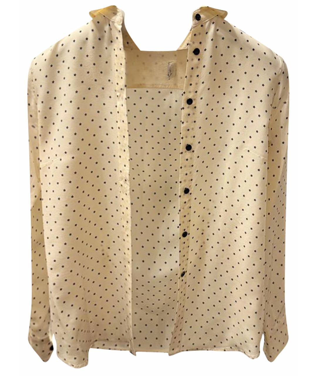 WEEKEND MAX MARA Белая шелковая блузы, фото 1