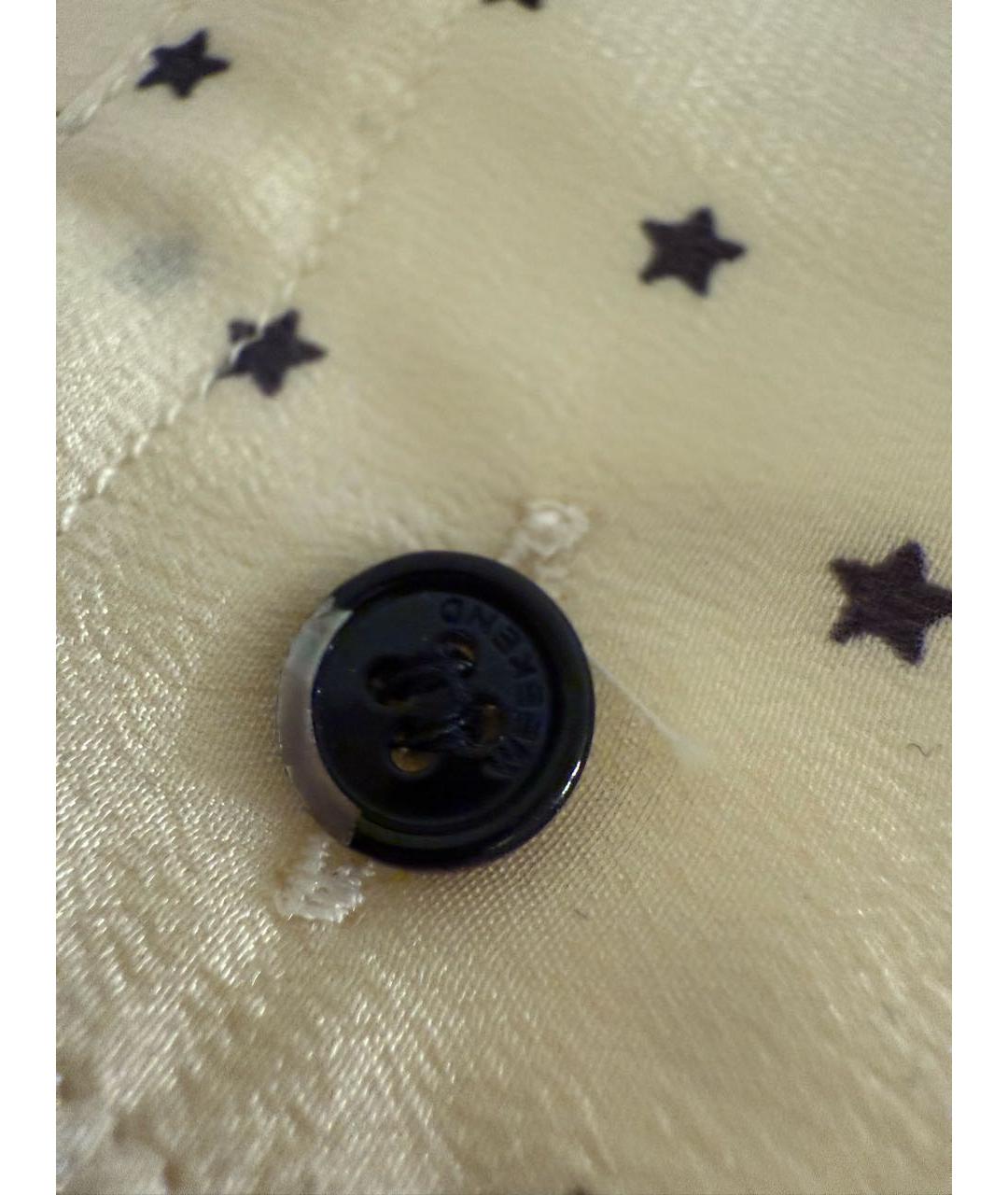 WEEKEND MAX MARA Белая шелковая блузы, фото 4