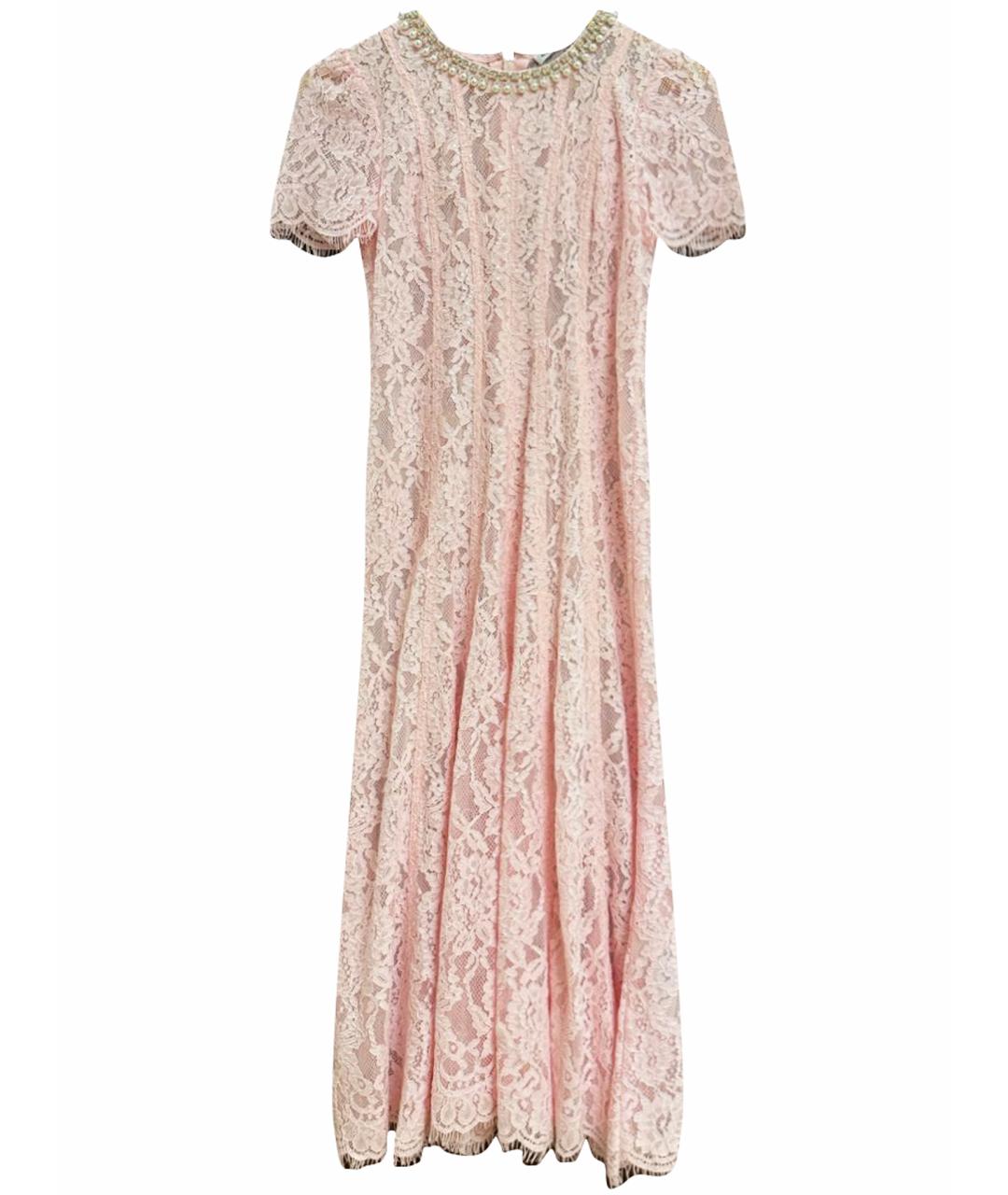 SELF-PORTRAIT Розовое коктейльное платье, фото 1