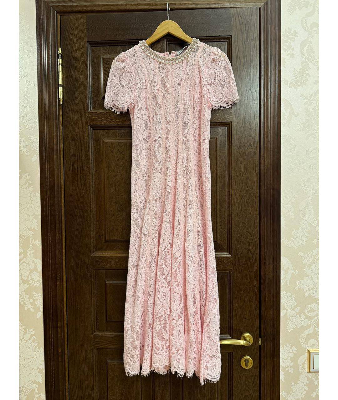 SELF-PORTRAIT Розовое коктейльное платье, фото 9