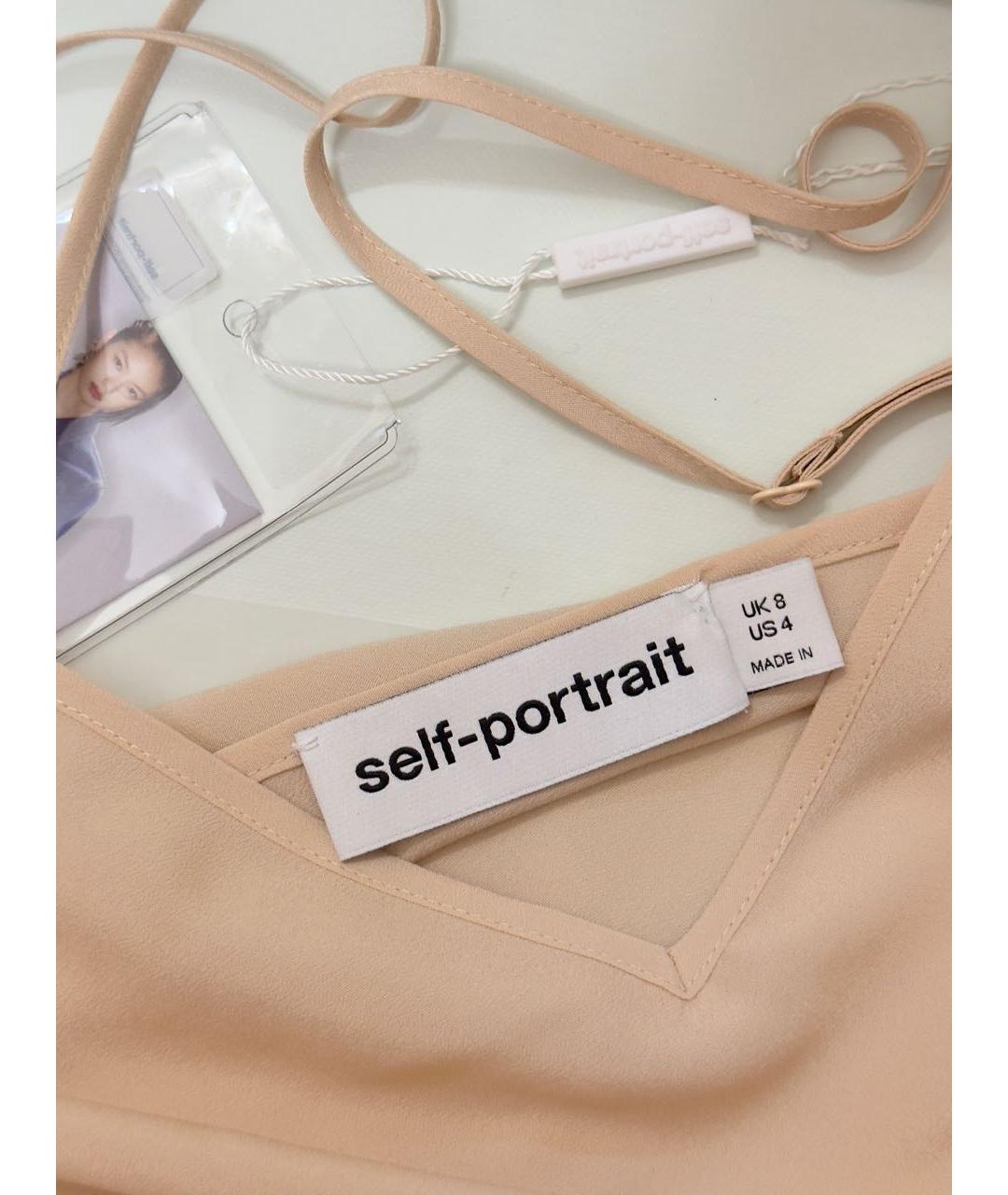 SELF-PORTRAIT Розовое коктейльное платье, фото 6