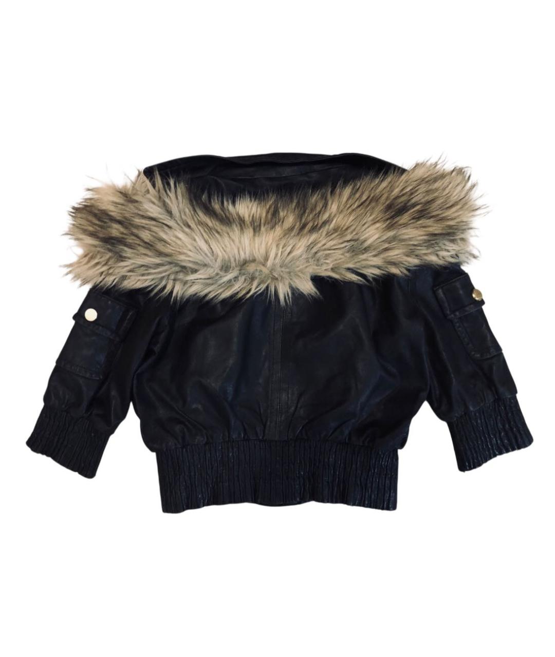 GUCCI Черная кожаная куртка, фото 2