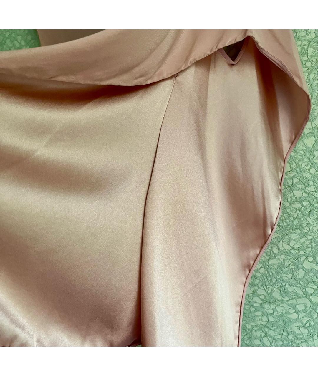 GUCCI Розовая шелковая майка, фото 5