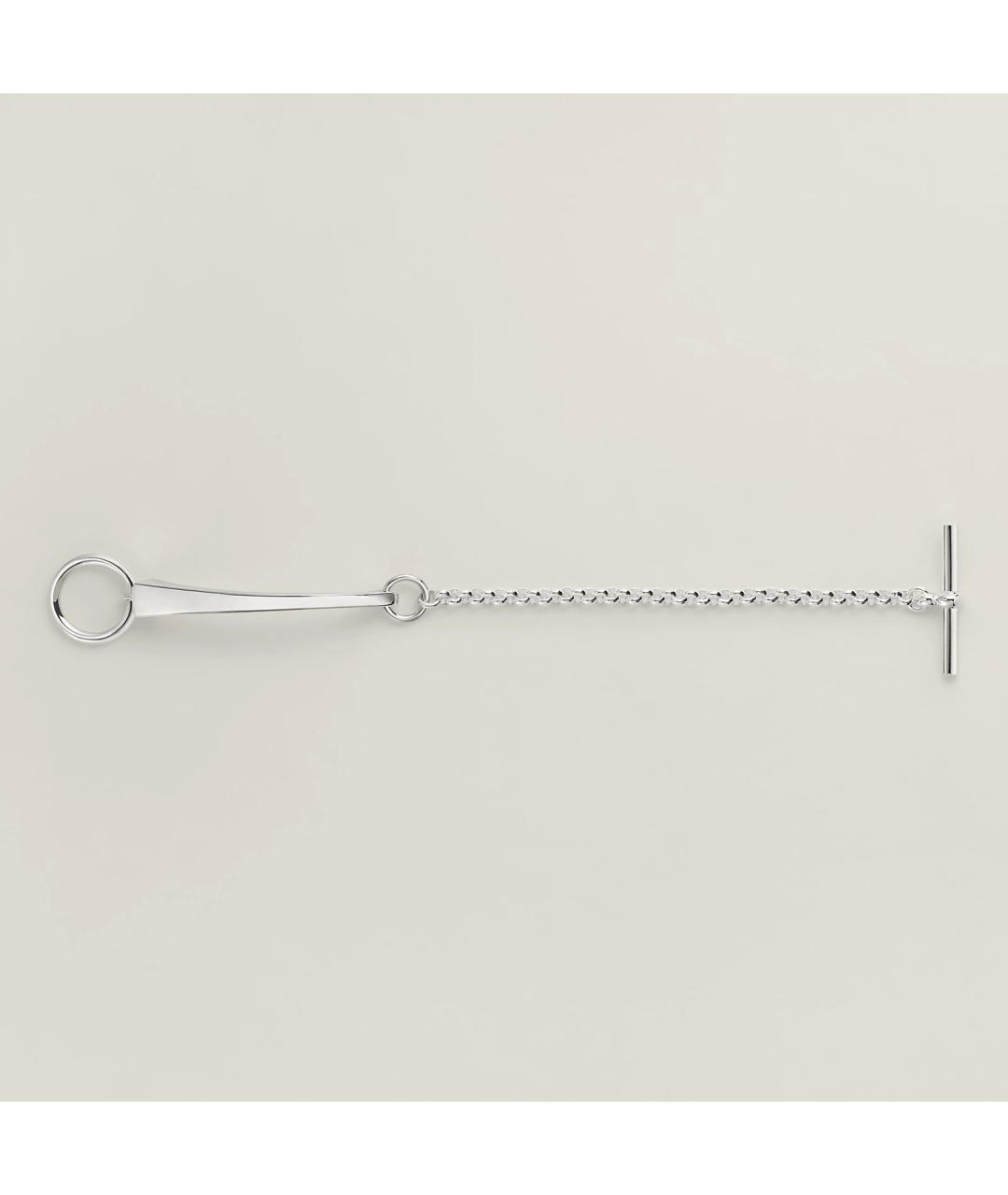 HERMES Серебрянный серебряный браслет, фото 2