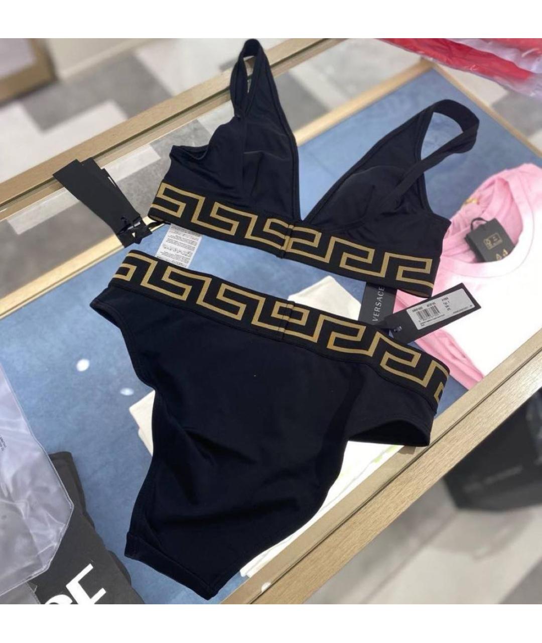 VERSACE Черный купальник, фото 5