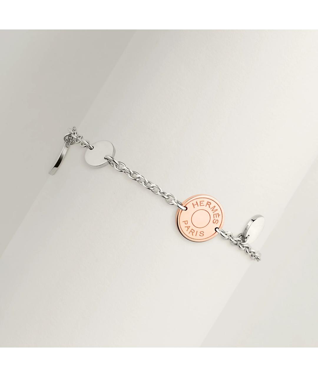 HERMES Серебрянный серебряный браслет, фото 2