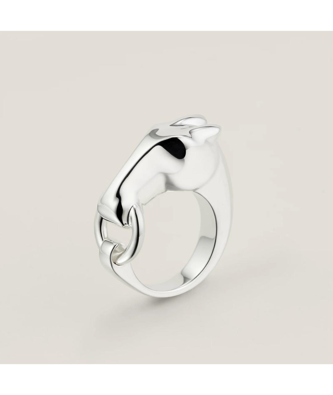 HERMES Серебряное серебряное кольцо, фото 3