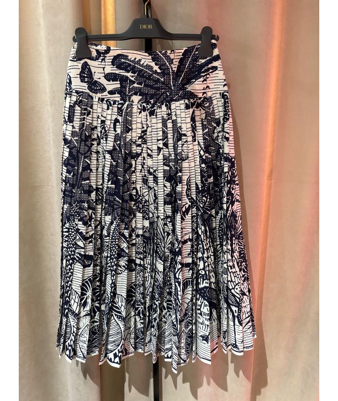 CHRISTIAN DIOR Хлопковая юбка макси, фото 8