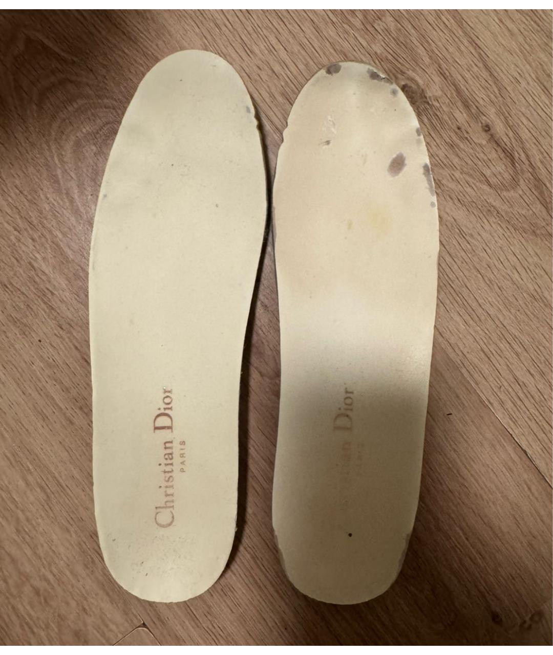 CHRISTIAN DIOR Розовые бархатные кеды, фото 7