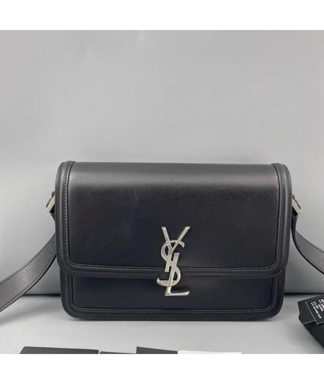 SAINT LAURENT Черная сумка через плечо, фото 5
