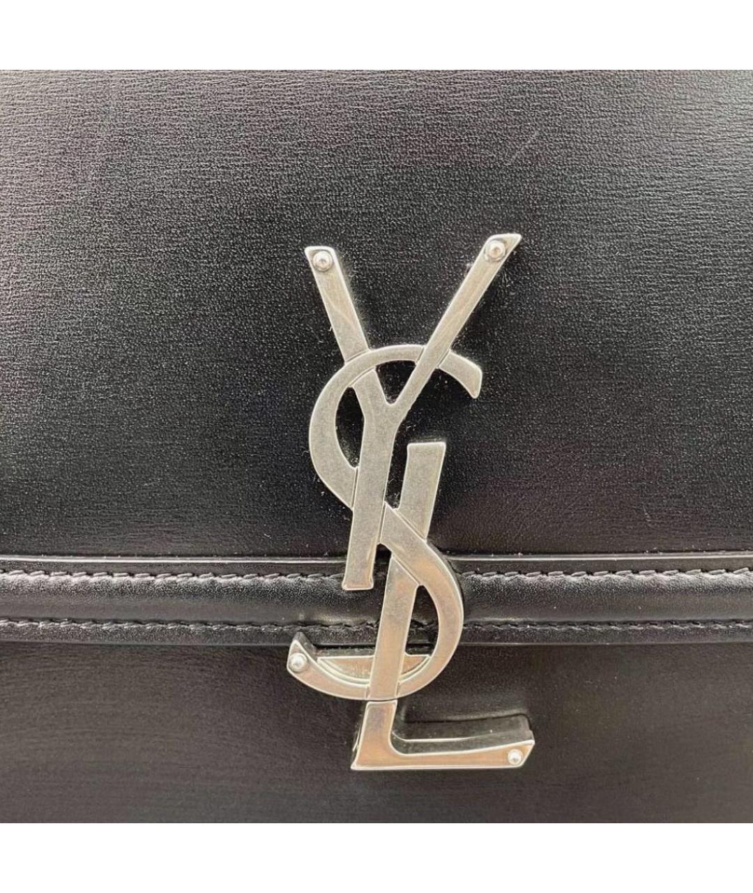 SAINT LAURENT Черная сумка через плечо, фото 3