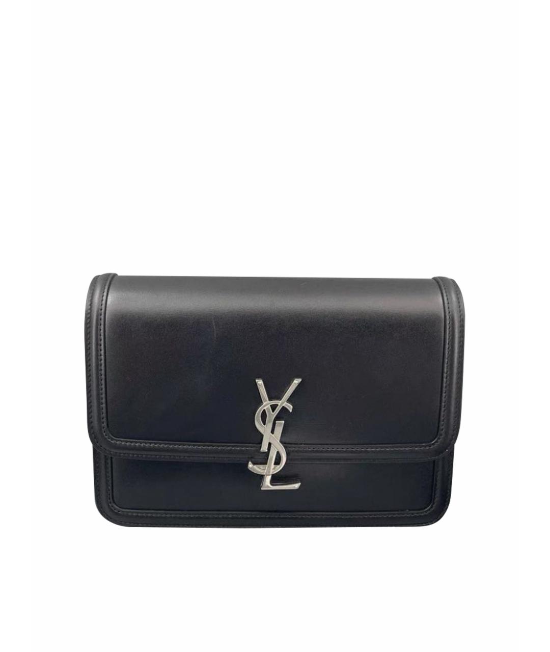 SAINT LAURENT Черная сумка через плечо, фото 1