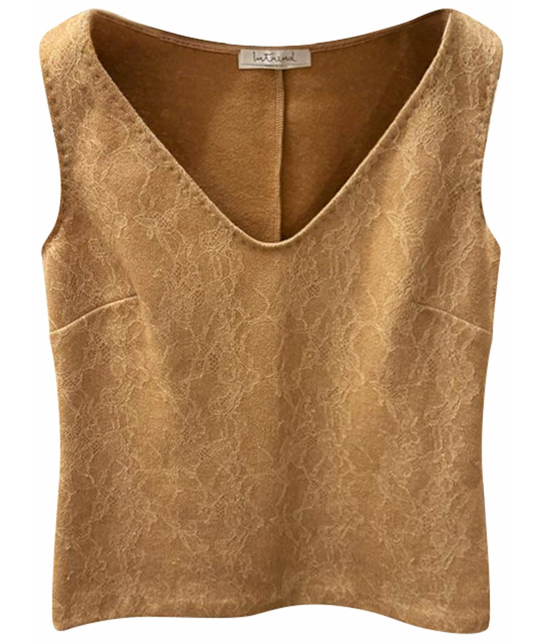 MAX MARA Бежевая шерстяная жилетка, фото 1