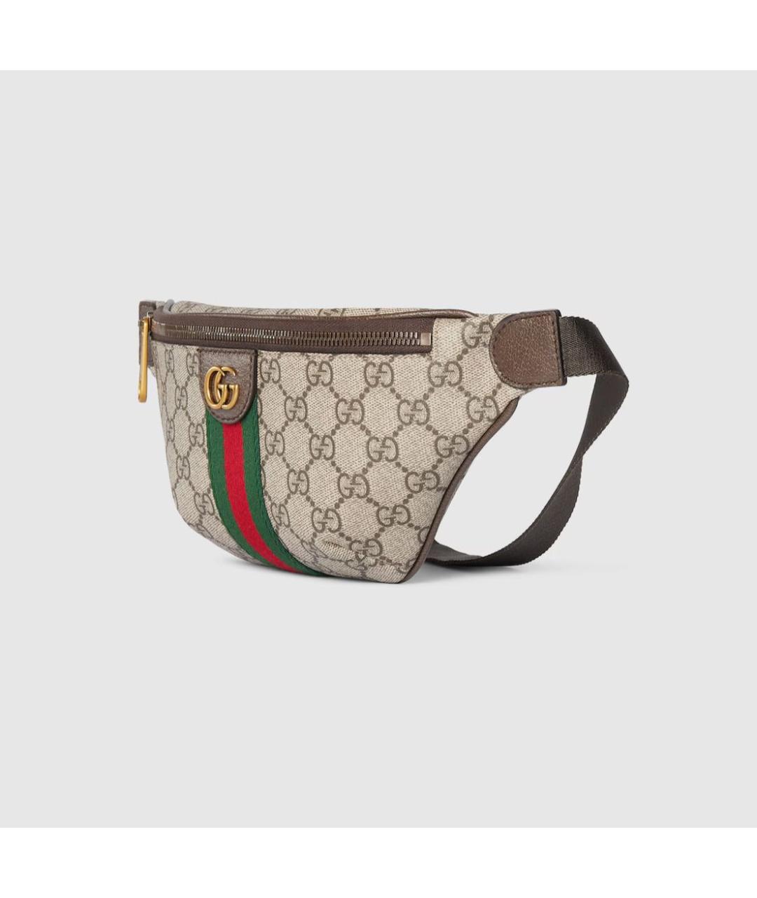 GUCCI Бежевая поясная сумка, фото 2