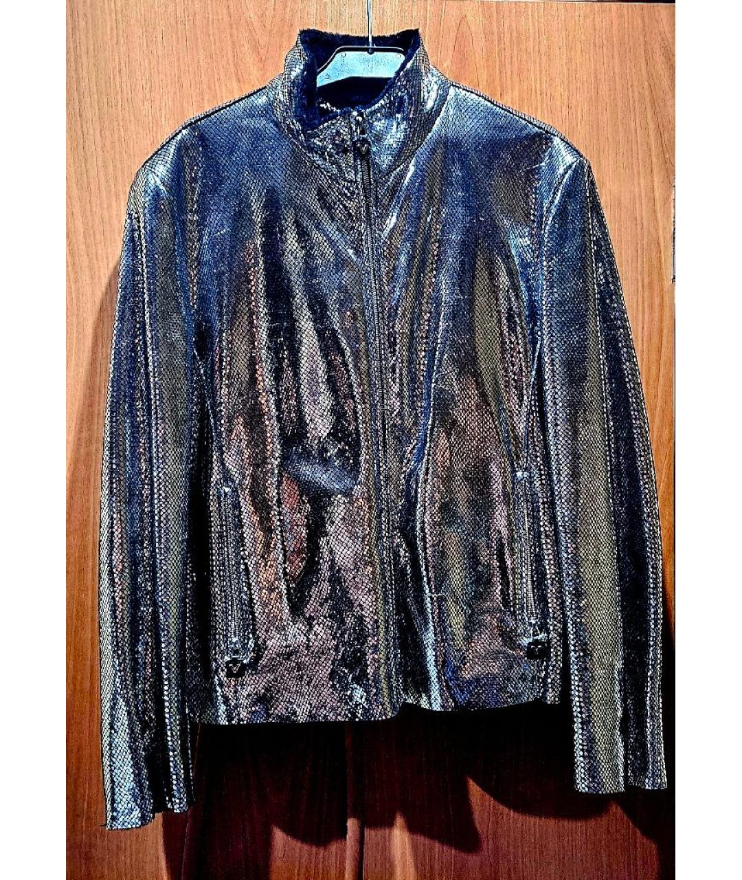 VACHERON CONSTANTIN Серебряная меховая дубленка/шуба, фото 10