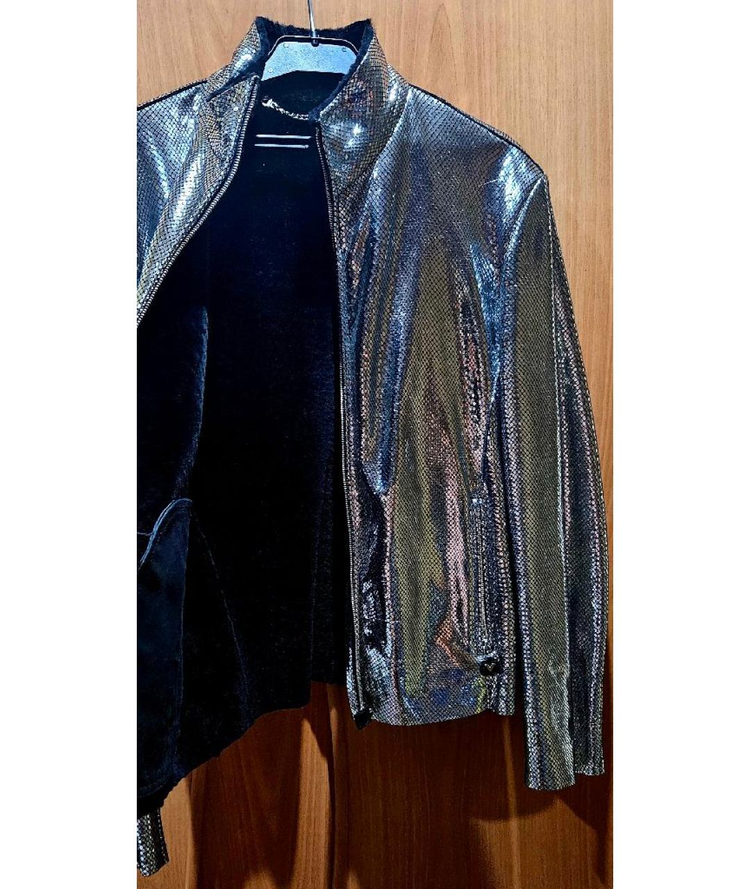 VACHERON CONSTANTIN Серебряная меховая дубленка/шуба, фото 4