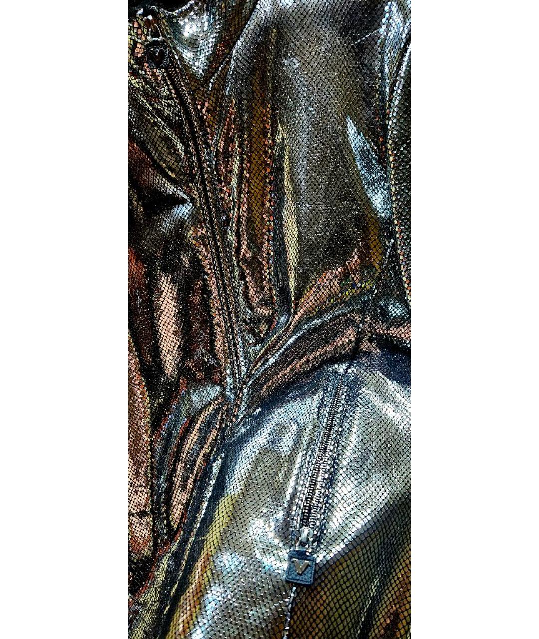 VACHERON CONSTANTIN Серебряная меховая дубленка/шуба, фото 7