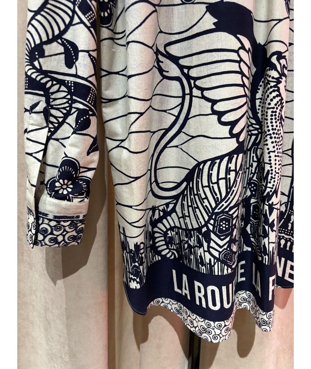 CHRISTIAN DIOR Темно-синяя хлопковая блузы, фото 8