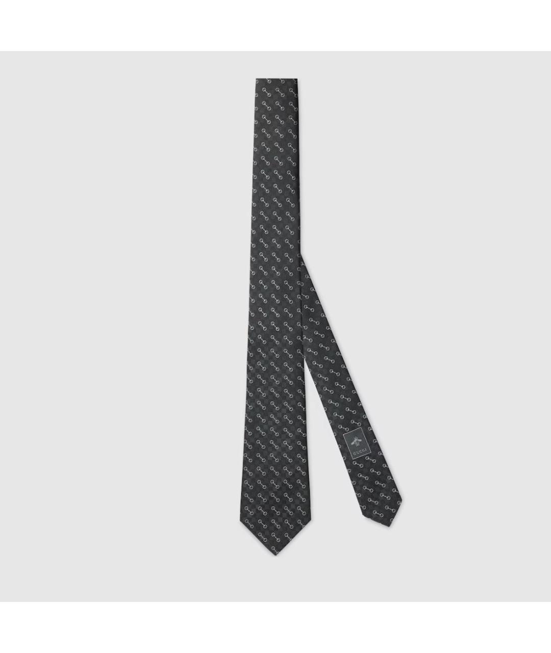GUCCI Черный галстук, фото 4