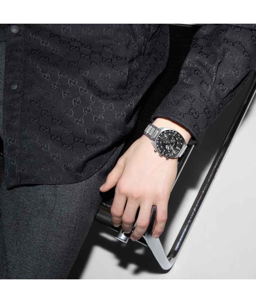 GUCCI Серебряные часы, фото 3