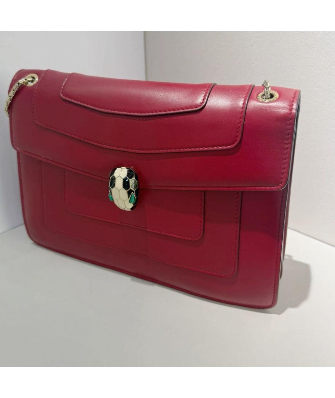 BVLGARI Бордовая сумка через плечо, фото 2