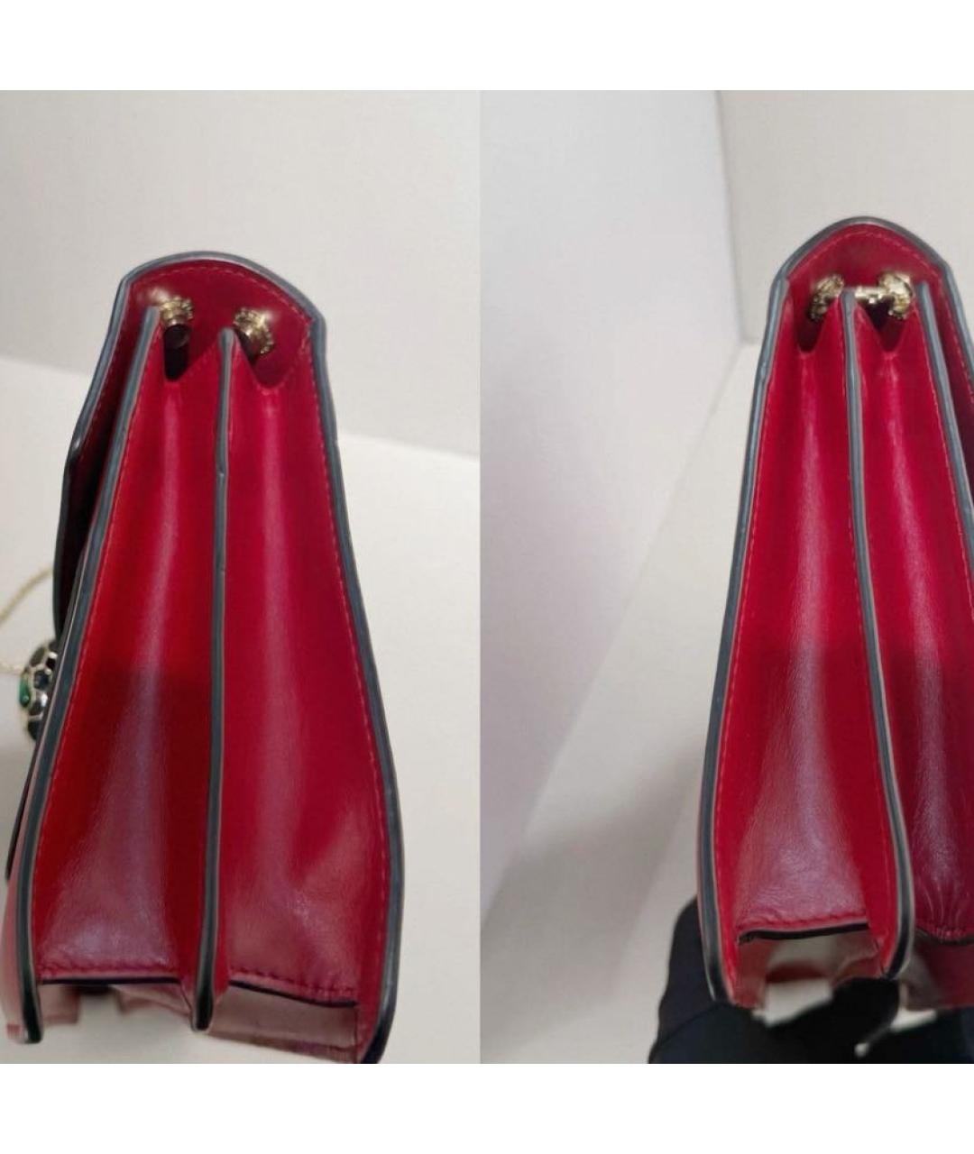BVLGARI Бордовая сумка через плечо, фото 3