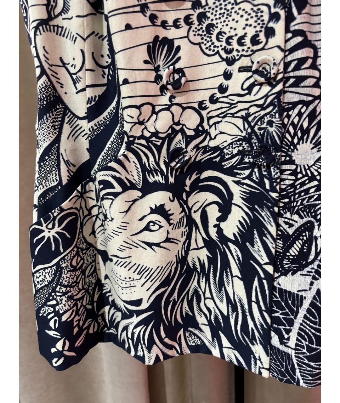 CHRISTIAN DIOR Темно-синий хлопковый жилет, фото 4