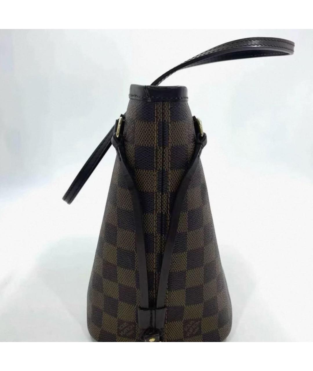 LOUIS VUITTON Коричневая сумка тоут, фото 3