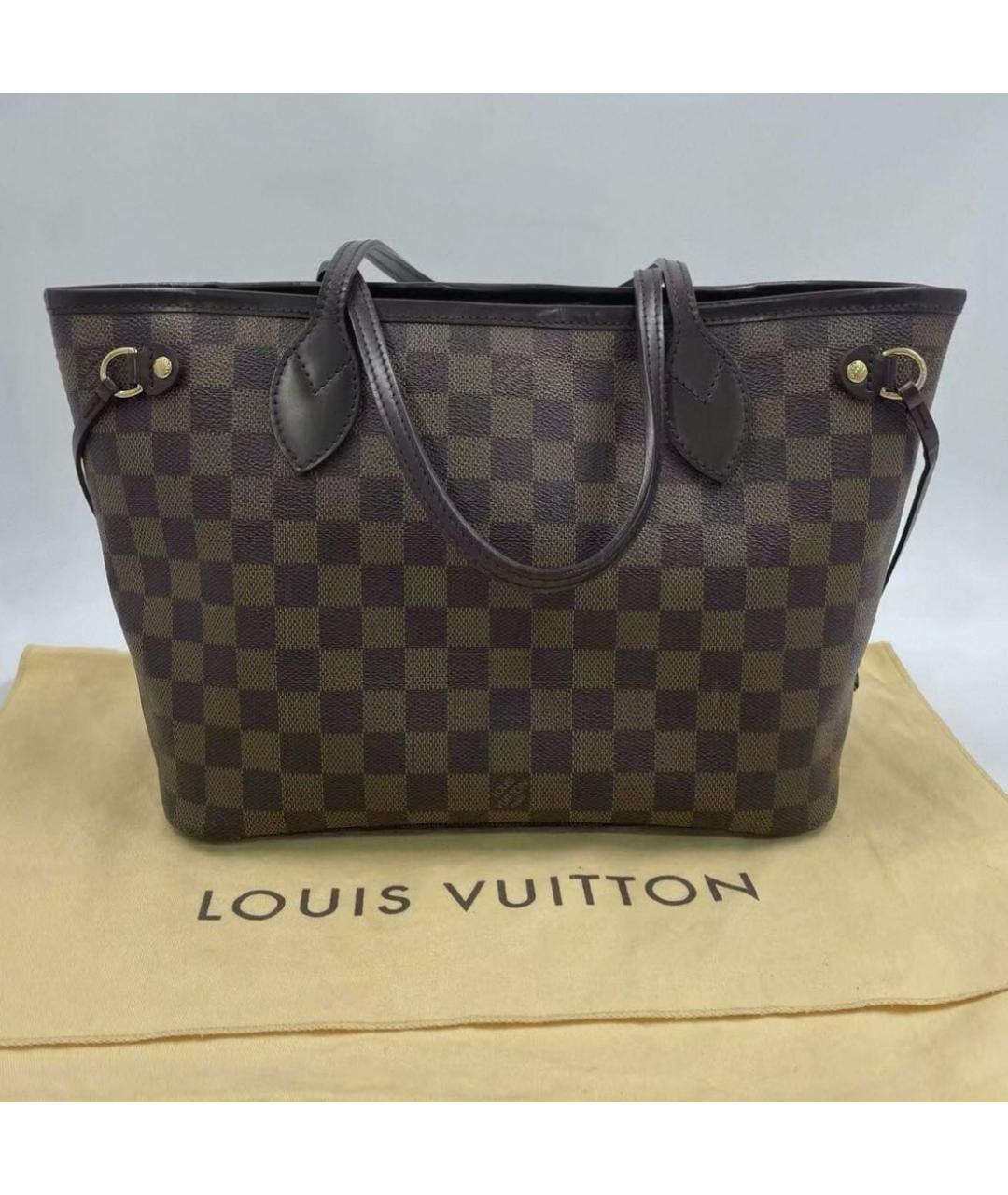 LOUIS VUITTON Коричневая сумка тоут, фото 2