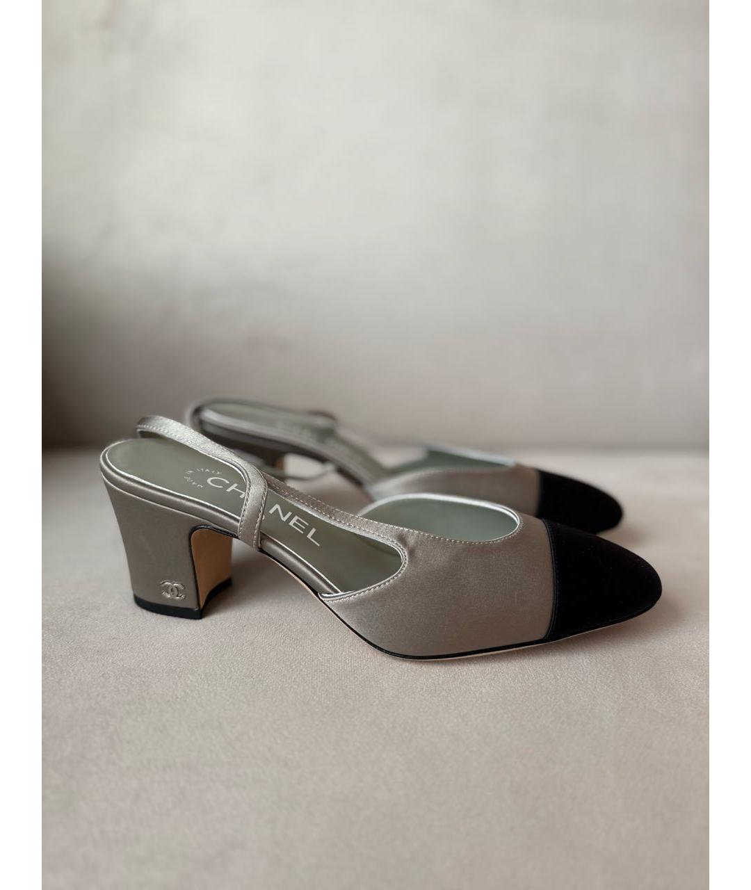 CHANEL Зеленые кожаные туфли, фото 7