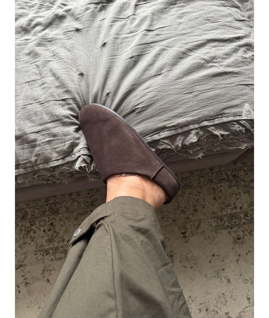 UGG AUSTRALIA Коричневые замшевые мюли, фото 5