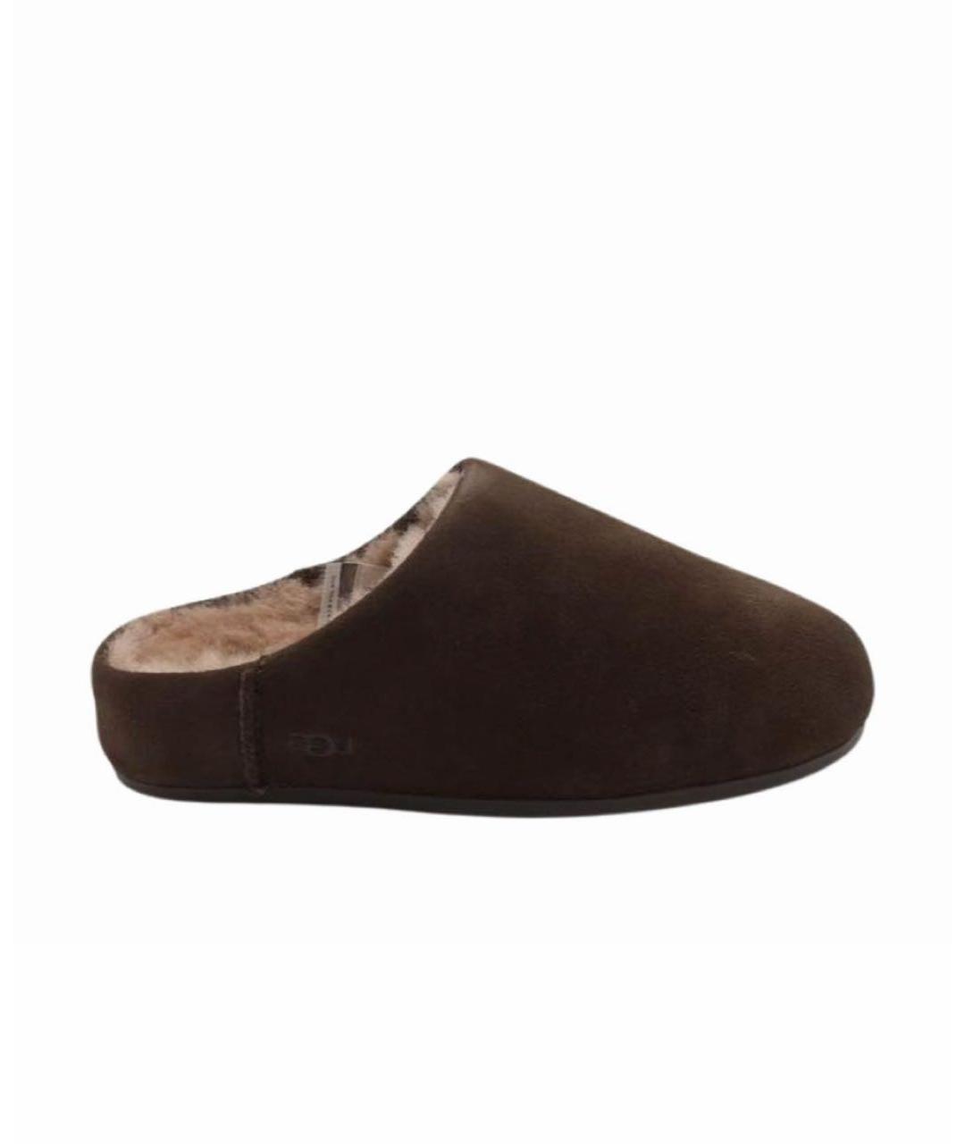 UGG AUSTRALIA Коричневые замшевые мюли, фото 1
