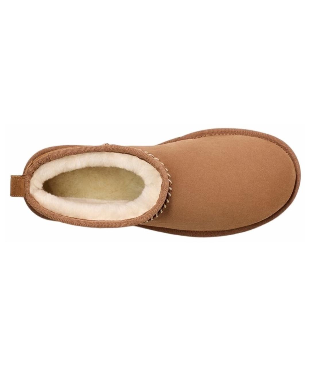 UGG AUSTRALIA Коричневые замшевые ботинки, фото 6