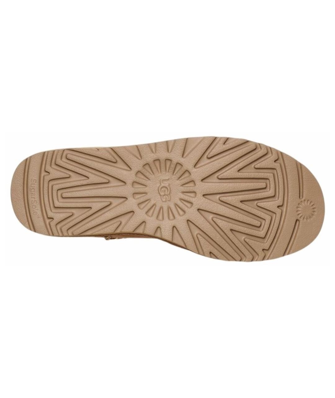 UGG AUSTRALIA Коричневые замшевые ботинки, фото 3