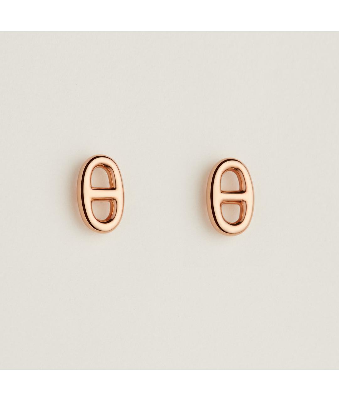 HERMES Золотые серьги из розового золота, фото 2