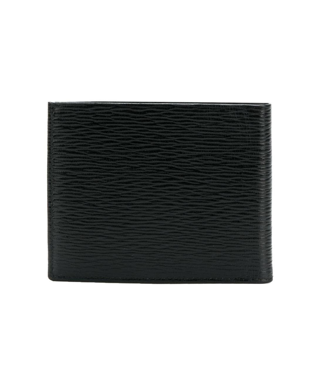 FERRAGAMO Черный кожаный кошелек, фото 2