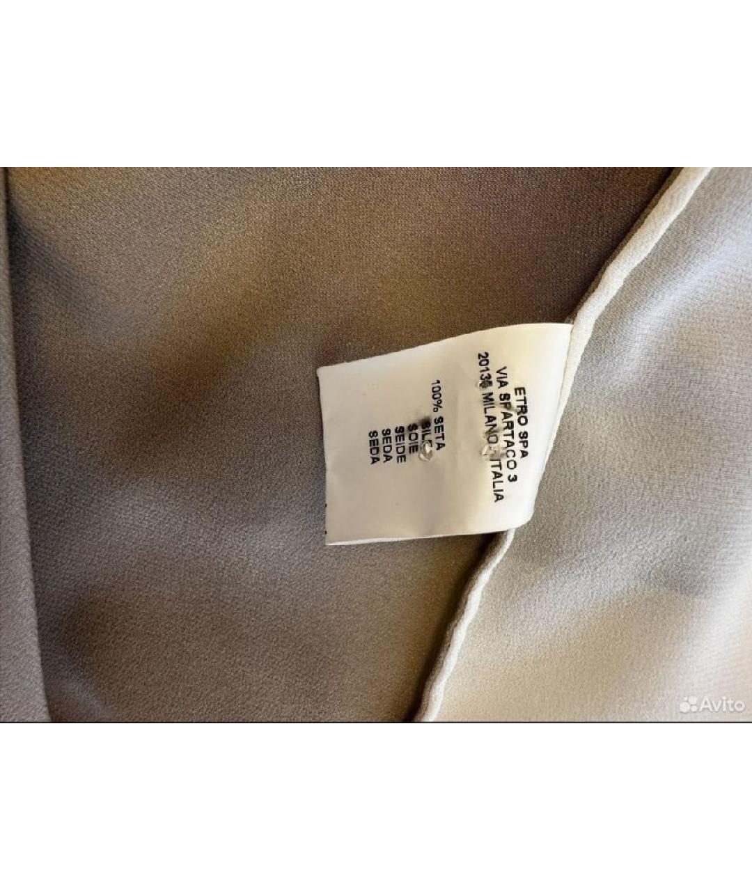 ETRO Мульти шелковая блузы, фото 4