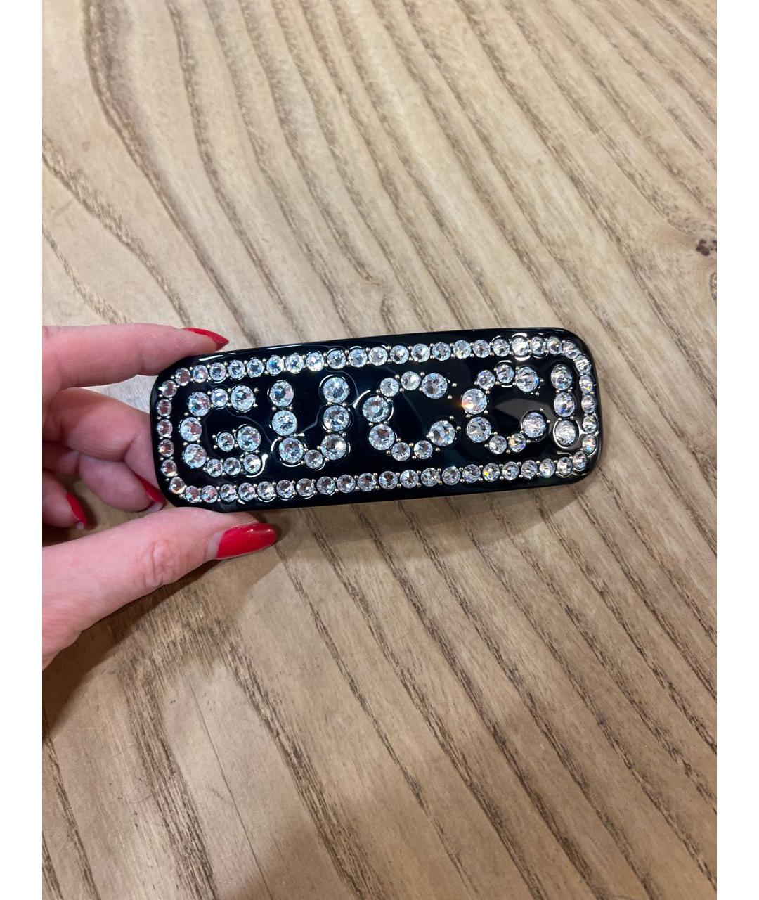 GUCCI Черная заколка, фото 2