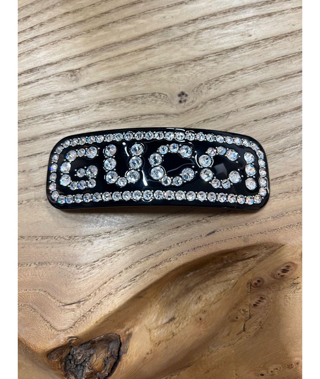 GUCCI Черная заколка, фото 4