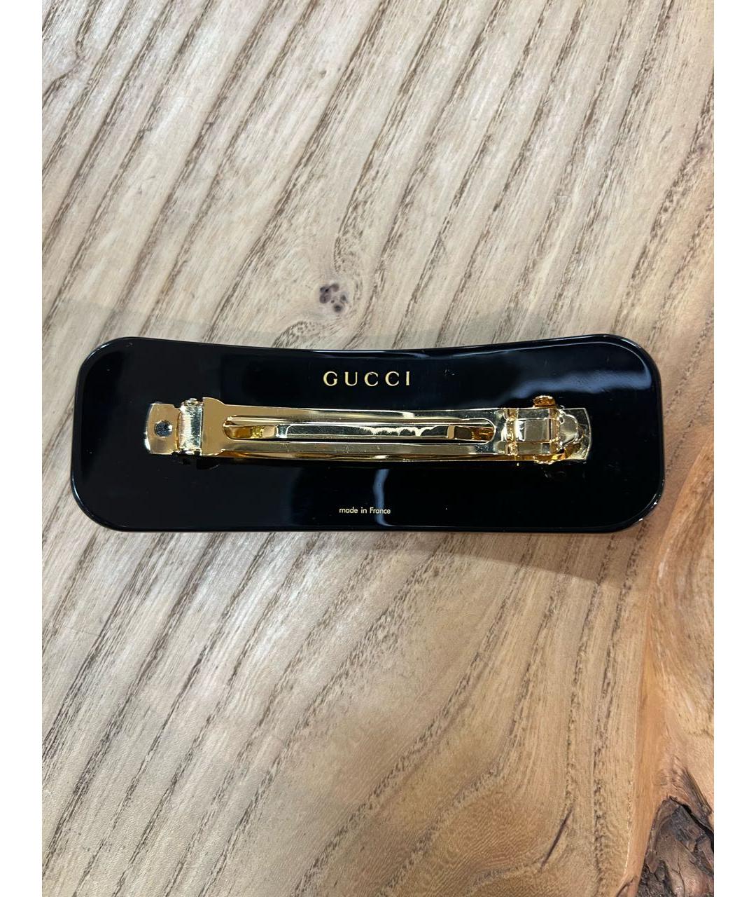 GUCCI Черная заколка, фото 3