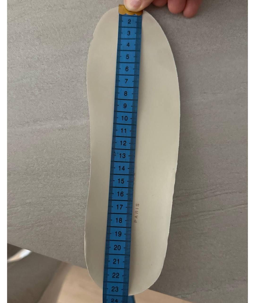 CHRISTIAN DIOR Серые текстильные кеды, фото 5