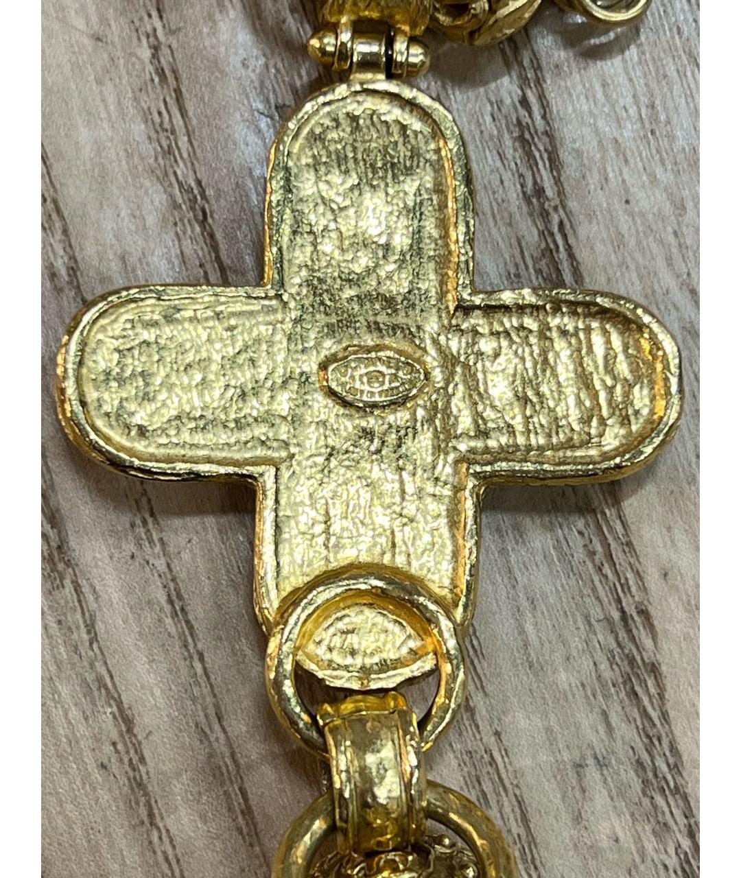 CHANEL Золотая латунная подвеска, фото 6