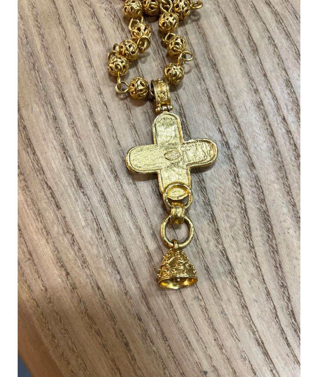 CHANEL Золотая латунная подвеска, фото 4