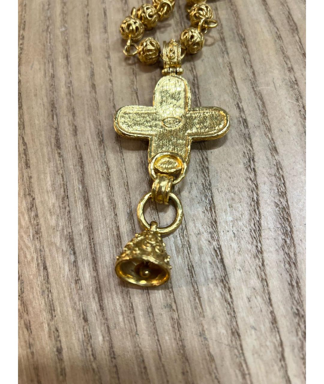 CHANEL Золотая латунная подвеска, фото 5