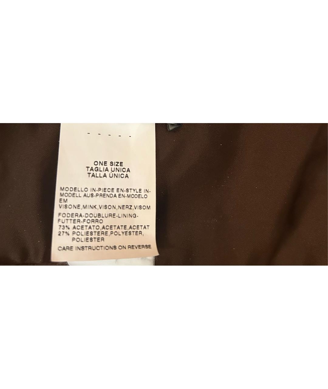 'S MAX MARA Коричневый воротник, фото 7